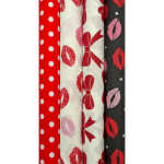 Geschenkpapierrolle 2mx70cm Lips+Love