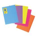 Sichthüllenmappe A4 PP School sortiert