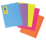 Sichthüllenmappe A4 PP School sortiert