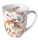 Kaffeebecher 0,4l bunte Blätter