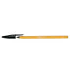 Kugelschreiber Orange F schwarz