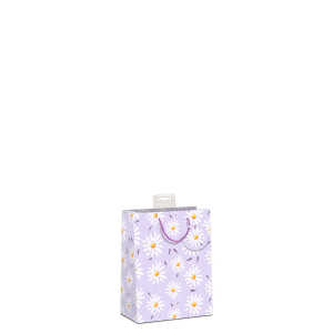 Geschenktragetasche Blümchen flieder