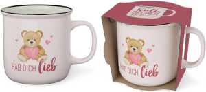 Kaffeebecher Liebe Wünsche Teddy