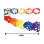 Girlande Papier bunt