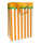 Geschenktragetasche Adria weiß/orange