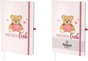 Notizbuch Liebe Wünsche Teddy