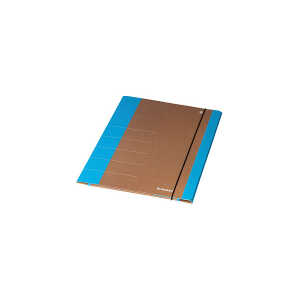 Gummizugmappe Karton A4 neonblau