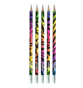 Bleistift mit Radierer Neon Safari