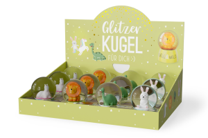 Glitzerkugel Kleine Lieblinge sortiert