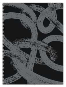 Collegeblock A4 80 BL kariert Black