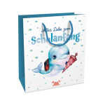 Geschenktragetasche Schulanfang Delfin