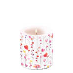 Kerze 9cm Herzen Girlanden