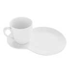 Kaffeetasse 320ml + Untersetzer/Dessert