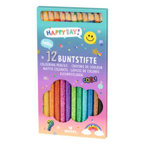 Happy Day Buntstifte im Glitzerlook