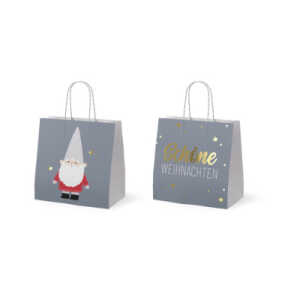 Weihn.Geschenktragetasche mini Zwerg