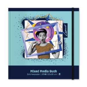 Zeichenbuch 20x20cm 40 Blatt weiß