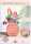 Papierblumen-Bastelset mit Vase