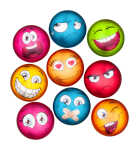 Magnet aus Glas D35mm sortiert