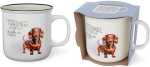Kaffeebecher Lucky Friends Dackel