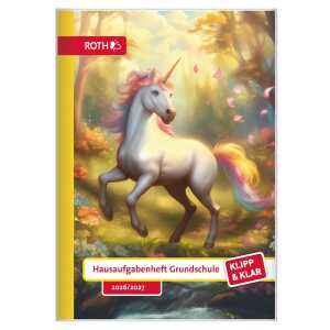 Roth KlippuKlar Hausaufgabenheft Einhorntraum