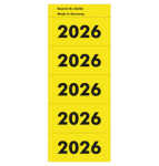 Inhaltsschildchen 2026 gelb