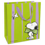 Geschenktragetasche Snoopy grün