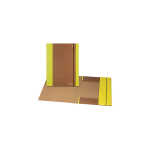 Gummizugmappe Karton A4 neongelb
