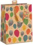 Geschenktragetasche Kraftkarton Ballons