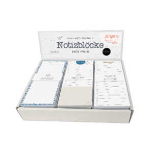 Notizblock  sortiert