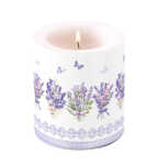 Kerze 10cm  Schöner Lavendel