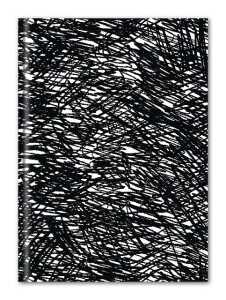 Notizbuch A6 112 BL dottet Black