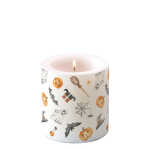 Kerze 9cm Happy Halloween