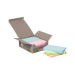Haftnotizblock 12ST Recycling pastell
