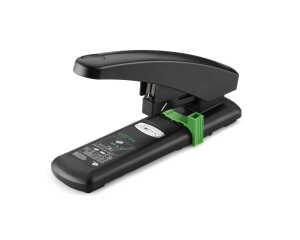 Novus Blockheftgerät B 40 re+new,  bis 100 Blatt schwarz, Oberlademechanik