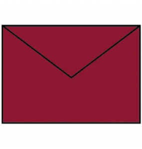 Briefhülle Paperado B6 SF rosso