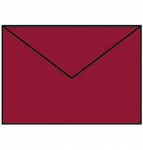 Briefhülle Paperado B6 SF rosso