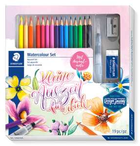 Schreibgeräteset Watercolour 18ST