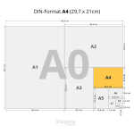 Briefbogen Paperado A4 100g rosso