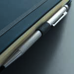 Buchkalender A6 2026 dunkelgrau