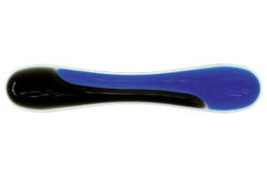 Handgelenkauflage Gel abwischbar blau/gr