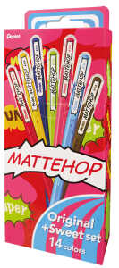 Pentel Gel-Tintenroller Set Mattehop 0,5mm