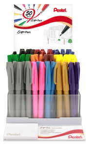 Pentel Sign Pen Display