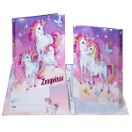 ZEUGNISRINGBUCH KARTON EINHORN (3)