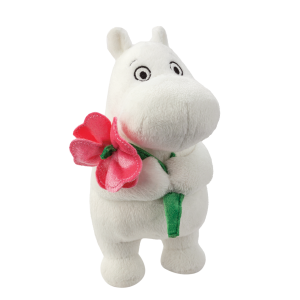 61556 MOOMIN STAND.WITH PINK FLOWERS (1)