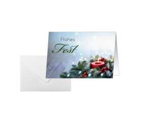 Sigel Weihnachtskarte A6 250g 25+25St DS640