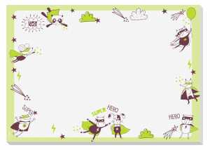 Sigel Schreibunterlage Little Heros HO900