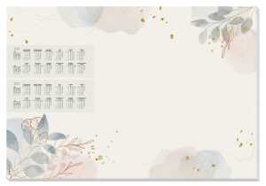 Sigel Schreibunterlage Pastel Garden 2026 H6304