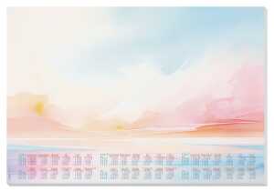 Sigel Schreibunterlage Magic Sunset 2026 H6313