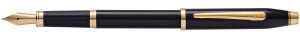 Cross Füllfederhalter Century II Schwarz-Lack 23-Karat goldplattiert