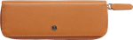 Cross Lederetui mit Reißverschluss mokka für 2...